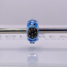 Trollbeads Blue Glass Turtle Bead New, Retired Design picture