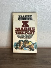 Ellery Queen's X Marks The Plot First Edition Vintage 1977 Mystery Paperback picture