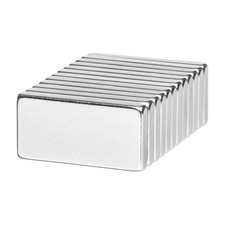 1 x 1/2 x 1/8 Inch Strong Neodymium Rare Earth Block Magnets N52 (12 Pack) picture