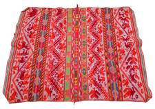 Aguayo Peruvian Andean Woven Wool Geometric Figures Cusco Region picture