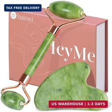 BAIMEI IcyMe Gua Sha & Jade Roller Set for Facial Sculpting and Relaxation picture