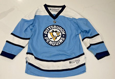 Pittsburgh Penguins Youth 4-7 NHL Reebok Hockey Jersey Light Blue picture