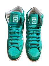 ADIDAS Men's Size 13 Vintage 08' Americana Celtic Green Hi Top Sneakers Clean picture