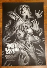 Night of the Living Dead By Elvisdead Poster 1ST Edition 01/100 NOT MONDO BNG picture