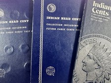 Indian Head Penny Collection Book Set With Rare 1909 20 Coin Lot picture