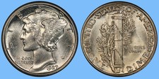 1927 Mercury Dime ~ BU UNC UNCIRCULATED ~ US Silver Coin Collectible picture