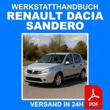 Workshop Manual Renault Dacia Sandero 2008-2023 Repair Manual CD PDF DE picture