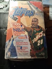 # 🏀 Vintage 1999-2000 Topps NBA Basketball Series 1 Box - READ DESCRIPTION## picture