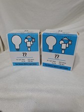 4-Vintage GTE. Sylvania Commonwealth Ed. 77 Watt Snowy Light picture