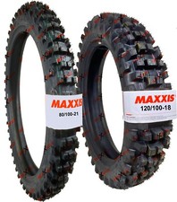 Maxxis Desert IT 80/100-21 120/100-18 Front Rear Tire Set Dirt Bike Tires picture