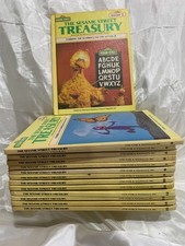 The Sesame Street Treasury Books Complete Series Vtg 1983 Full 1-15 Volume Set picture