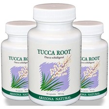 Arizona Natural Yucca Root 500Mg 90 Capsules 3 Pack picture