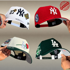 New Era MLB Team Hat Dodgers Yankees 9FORTY 59FIFTY Snapback Fitted Baseball Cap picture