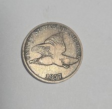 1857 Flying Eagle Cent Unnatural Wear picture
