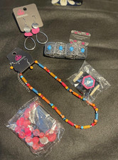 Paparazzi 5pc Multicolor Jewelry Lot Earrings Necklace Bracelet picture