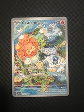Castform Sunny Form Holo Illustration Rare SV08: Surging Sparks 195/191 NM picture