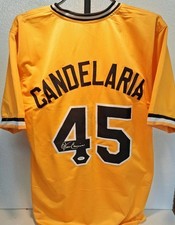 John Candelaria Signed Pittsburgh Pirates #45 Jersey XL Prime Time Sports COA picture