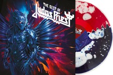 JUDAS PRIEST - The Best Of Judas Priest Liquid Filled Vinyl LP Bad World IN HAND picture