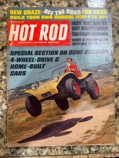 Hot Rod Magazine August 1966 Vintage Meyers Manx Dune Buggy Hot Rod Racing picture