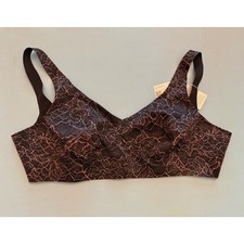 NWT lululemon Like Nothing Bra Lacescape Spanish Rose Black 38DD picture