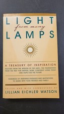 LIGHTS  from many LAMPS A Treasury Of Inspiration by Lullian Eichler Watson PB picture