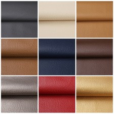 1/5/10 Yards Faux Leather Fabric Upholstery Pleather Marine Vinyl Fabric 54