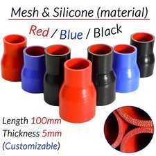 Silicone Straight Reducer, Red, Blue, Black, Various Diameters Tube Hose Coupler picture