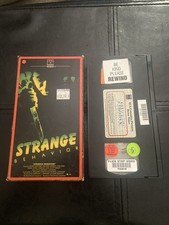 Strange Behavior (1981)  VHS RCA Columbia Dead Kids Horror Rare Previous Rental picture