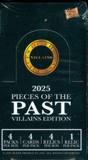 2025 Pieces of the Past Villains Edition Factory Sealed Hobby Box picture