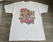 Dream Team Shirt 1992 Vintage Rare 90_s Caricature Tshirt S-XL picture