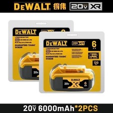 DEWALT DCB206 20V Max XR 2 Pack 6.0Ah Lithium-Ion Battery New In Pack Batteries picture
