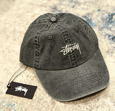 STUSSY AU Stock Low Pro Cap Washed  Grey Strapback OS, BNWT, 100% Authentic  picture