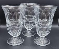 Vintage Henry Ford Museum Commissioned FOSTORIA ARGUS Iced Tea Glasses (3) 6.75