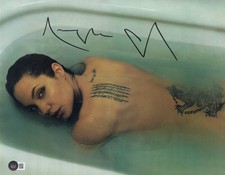 W@W SEXY ANGELINA JOLIE SIGNED AUTOGRAPH 11X14 PHOTO BECKETT BAS picture