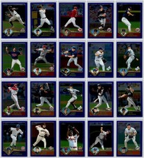 2003 Topps Chrome Lot of 20 Baseball Cards Collection Set Builders Partial Sharp picture