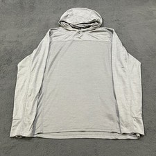 KUHL Engineered Hoody Gray Heather Long Sleeve Performance Sun Shirt Mens Size L picture