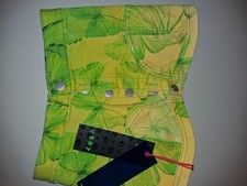 NWT VBRT Vibrant M.I.U. Butterfly Print Denim Corset Top - Y2K Fairycore Bustier picture