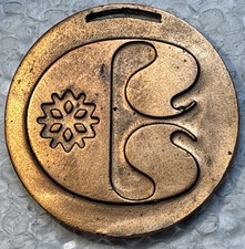 Large Copper Medal Of Unknown Design 58 mm, 135 grams, 5mm Thick picture