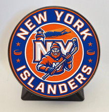 New 2026 New York Islanders Hockey Puck With Stand picture