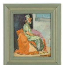 Oil painting on Canvas Signed Framed Vintage picture