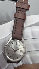 Seiko Skyliner 6222-8000 Waterproof Diashock 21J Hand Stitched Leather Strap  picture