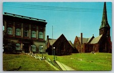 Cumberland, Maryland - MD, Masonic Temple, Church, Aerial Vintage Postcard picture