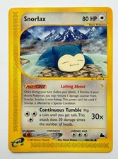 🏔️ 🏔️ Snorlax Regular 100/144 Skyridge E Reader 🏔️ 🏔️  picture