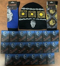 LOT: Fright Rags HELLRAISER Socks (x2), Beanie, 20 Wax Packs, ALL New picture