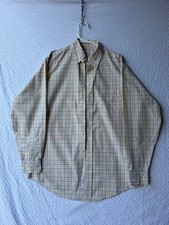 Brooks Brothers 346 Men’s Multicolor Plaid Long Sleeve Button-Up Shirt Size M picture