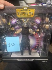 AEW Unrivaled Supreme Collection Malakai Black Action Figure Set 10-Piece picture