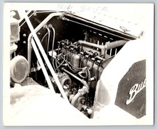 1912 Buick Engine Compartment Overhead Valve Motor Vintage B&W Photo 4x5 antique picture