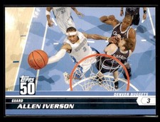 2007-08 Topps #23 Allen Iverson 50th Anniversary Card Denver Nuggets picture