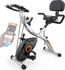 YOSUDA 5in1 Folding Exercise Bike Indoor Bicycle w 16-Level Magnetic Resistance picture