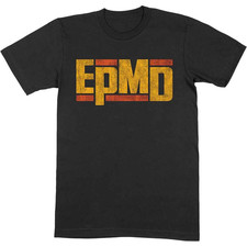 Epmd Distressed Classic Logo T-Shirt Black New picture